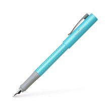 Faber-Castell Grip 2011 Fountain Pen, Turquoise, Fine