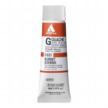 Holbein Acryla Gouache, 40ml, Burnt Sienna