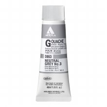 Holbein Acryla Gouache, 40ml, Neutral Grey 3