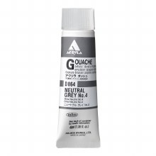 Holbein Acryla Gouache, 40ml, Neutral Grey 4