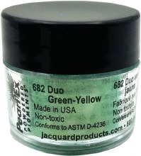 Pearl Ex Mica Pigments, 3g Jars, Duo Green/Yellow