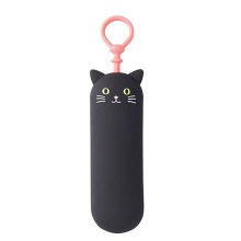 PuniLabo Slim Key Case, Black Cat