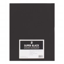Super Black Presentation & Mounting Boards, Sheets, 32 in. x 40 in. - 25 Shts./Pkg.