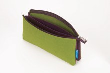 Additional picture of ProFolio Midtown Pouch, 5 in. x 9 in. - Green/Purple