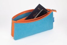 Additional picture of ProFolio Midtown Pouch, 5 in. x 9 in. - Gray/Blue