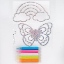 Additional picture of Faber-Castell Creativity For Kids Easy Sparkle Window Art
