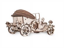 Additional picture of Eco-Wood-Art Mechanical Wooden 3D Puzzle, Locomotive #1 Construction Kit