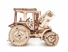 Additional picture of Eco-Wood-Art Mechanical Wooden 3D Puzzle, Tractor Belarus-82 Construction Kit