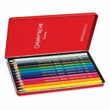 Additional picture of Caran d'Ache Supracolor Soft Aquarelle Pencil Set -  Assorted Colors, Set of 12