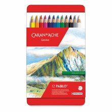 Additional picture of Caran d'Ache Pablo Colored Pencil Set - Assorted Colors, Set of 12