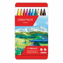 Additional picture of Caran d'Ache Fibralo Marker Set, Assorted Colors, Set of 10