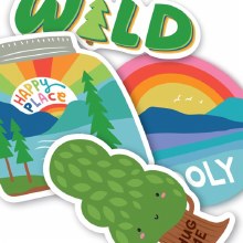 Additional picture of OOLY Stickiville Vinyl Sticker Pack, Wild Outdoors
