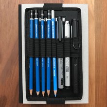 Additional picture of Sketchbook Caddy, 4.5 x 7.5 in., 8 Strap Holders, Portrait