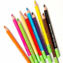 Additional picture of Micador Jumbo Colored Pencils 10-Color Pack
