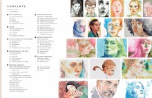 Additional picture of Creative Portraits in Watercolor: Learn to Paint Faces and Characters with Beginner-Friendly Lessons - Explore Watercolor, Ink, Goauche, and More