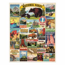 Additional picture of Cavallini & Co. Vintage Inspired 1,000 Piece Puzzle, National Parks