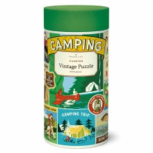 Additional picture of Cavallini & Co. Vintage Inspired 1,000 Piece Puzzle, Camping