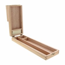 Additional picture of Artists Easel Brush Boxes, Long - 14 in. x 4.5 in. x 1-7/8 in. - Natural Hardwood