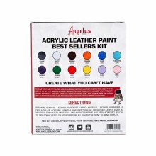 Additional picture of Acrylic Leather Paint, 1 oz., 12-Color Best Sellers Kit