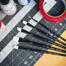 Additional picture of Angelus Acrylic 5-Piece Paint Brush Set