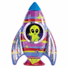 Additional picture of Faber-Castell Rocket Ship Glowing Sand Art