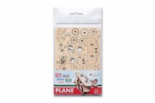 Additional picture of Eco-Wood-Art Mechanical Wooden 3D Puzzle, Mini Plane Construction Kit