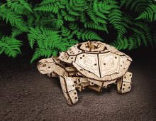 Additional picture of Eco-Wood-Art Mechanical Wooden 3D Puzzle, Turtle Construction Kit