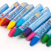 Additional picture of Micador Softies Tri-Grip Crayons, 12-Crayon Case