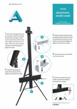 Additional picture of Tahoe Aluminum Studio Easel