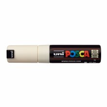 Additional picture of POSCA, PC-8K Broad Chisel, Ivory