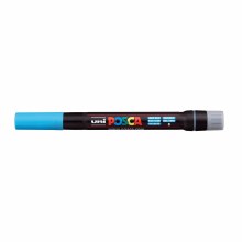 Additional picture of POSCA, PC-350 Brush, Light Blue