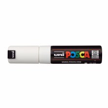 Additional picture of POSCA, PC-8K Broad Chisel, White