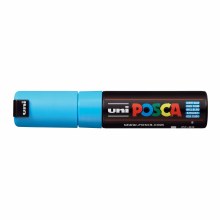 Additional picture of POSCA, PC-8K Broad Chisel, Light Blue