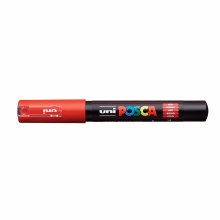 Additional picture of POSCA, PC-1M Extra-Fine Tapered, Red