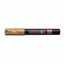 Additional picture of POSCA, PC-1M Extra-Fine Tapered, Gold