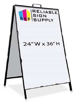 24" W x 36" H METAL A-FRAME
