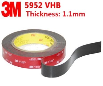 3M VHB TAPE 5952 BLACK 1"x 36 yd