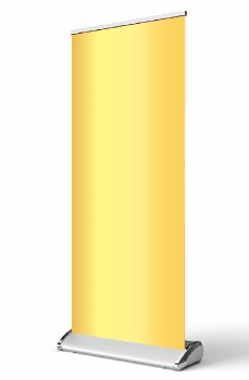DAF ROLL UP BANNER GOLD 36" x 98'