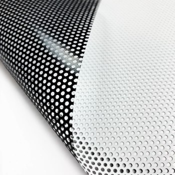 EZ-PERF 6.4 mil BLACK BACK 50/50 54" x 100'