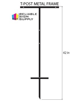 42"TALL T-BAR STAKE