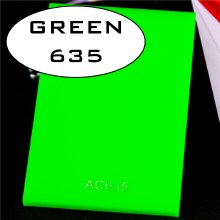 1/8" ACRYLIC GREEN 635 4' x 8'