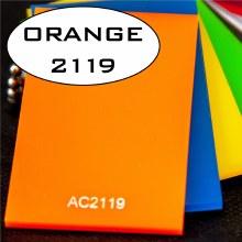 1/8" ACRYLIC ORANGE 2119 4' x 8'