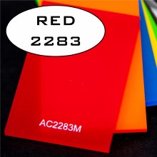 3/16" ACRYLIC RED 2283 4' x 10'