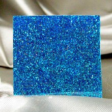 1/8" ACRYLIC GLITTER BLUE 1 SIDE 4' x 8'