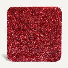 1/8" ACRYLIC GLITTER RED 1 SIDE 4' x 8'