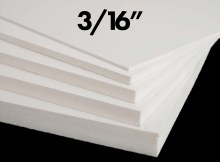 PAPER FOAM BOARD 48"x 96" 3/16"