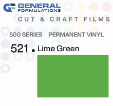24" GENERAL FORMULATION 500 SERIES LIME GREEN 521