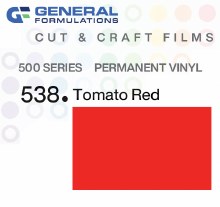24" GENERAL FORMULATION 500 SERIES TOMATO RED 538
