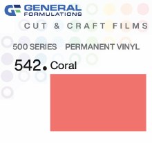 24" GENERAL FORMULATION 500 SERIES CORAL 542