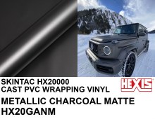 HX 20000 METALLIC CHARCOAL MATTE 60"